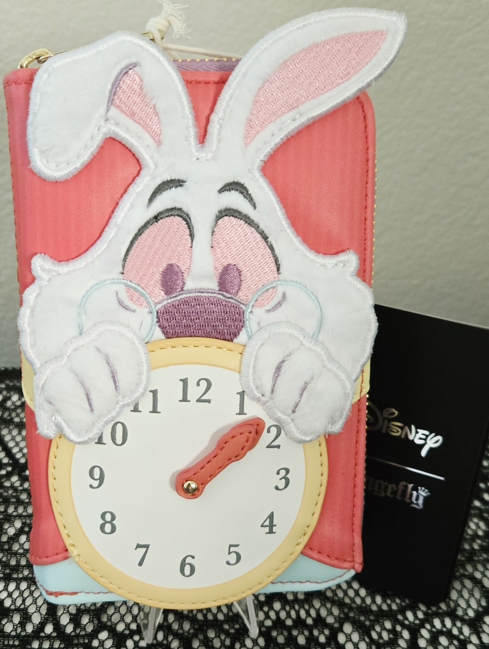 Loungefly Alice in Wonderland White Rabbit Cosplay Mini Backpack & Wallet NWT - Picture 10 of 12